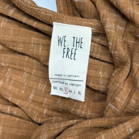 Free People We The Free East Coast Wrap Sweater In Moroccan Spice Size Small - Picture 5 of 6